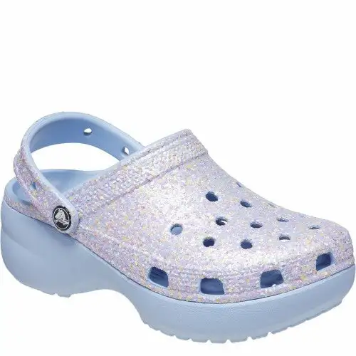 Crocs Womens/Ladies Classic Glitter Platform Clogs