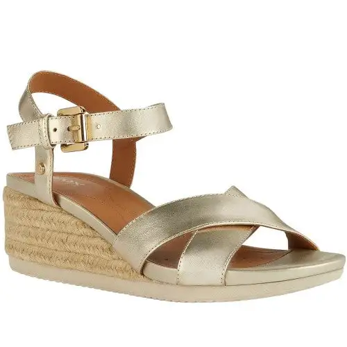 Geox Womens/Ladies Ischia Corda Suede Sandals