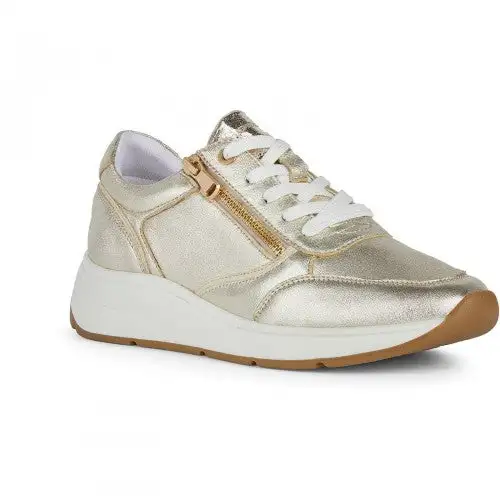 Geox Womens/Ladies Cristael Leather Trainers