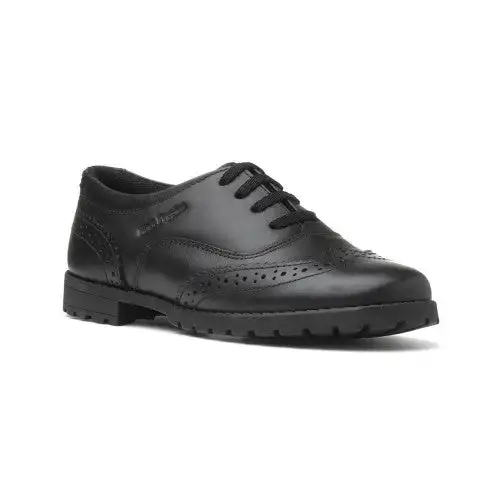 Hush Puppies Childrens/Girls Eadie Snr Leather Brogue Shoes