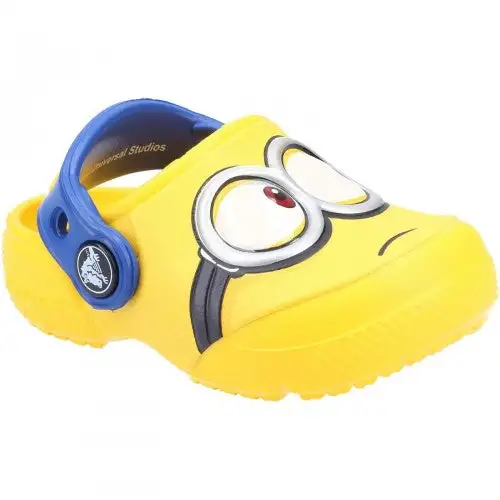 Crocs Childrens/Kids Fun Lab Minion Clogs