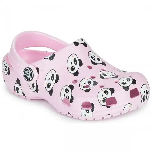 Crocs Childrens/Kids Classic Panda Clogs