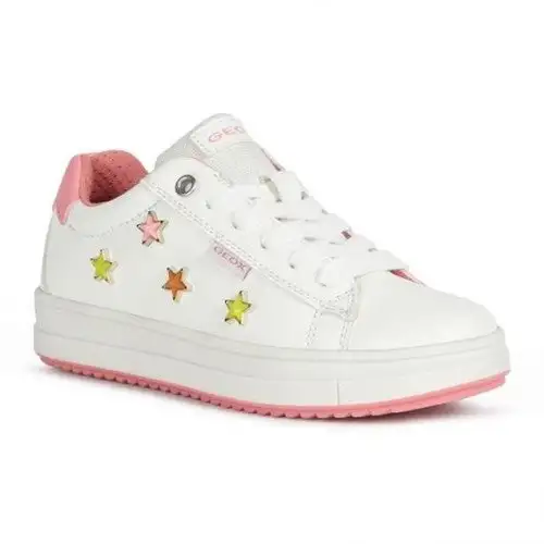 Geox Girls Rebecca Leather Trainers