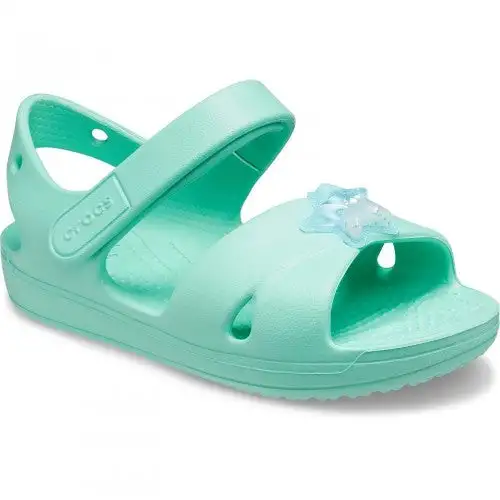 Crocs Girls Classic Star Charm Sandals