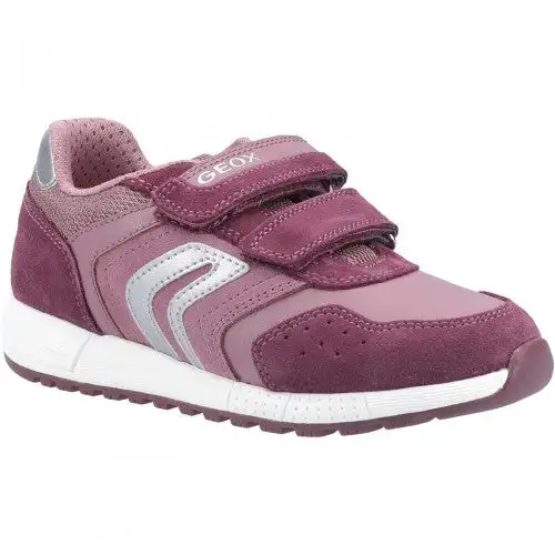 Geox Girls Alben Suede Trainers