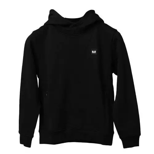 Weekend Offender Childrens/Kids Ribbe Badge Ribbed Hoodie