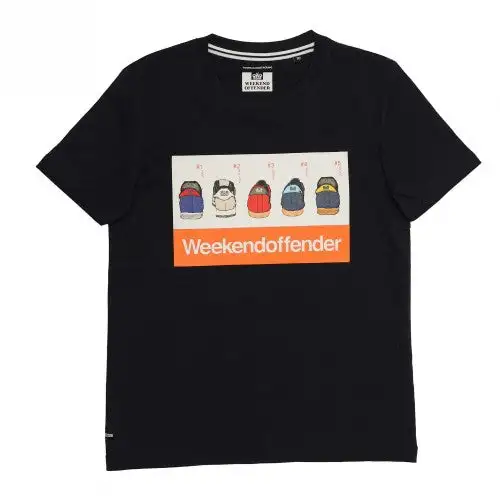 Weekend Offender Childrens/Kids Trainer Spotting T-Shirt