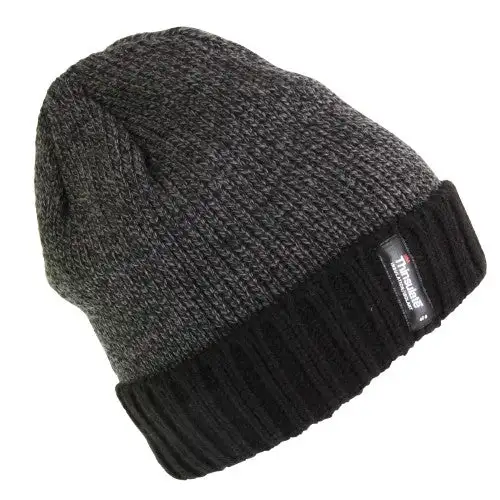 Mens Heatguard Thinsulate Winter Beanie Hat