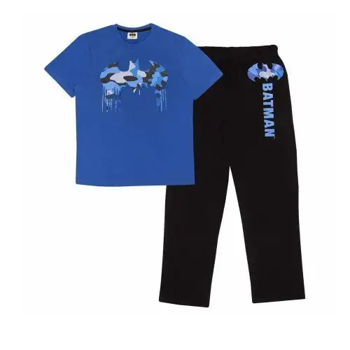 Batman Unisex Adult Camo Drip Pyjama Set
