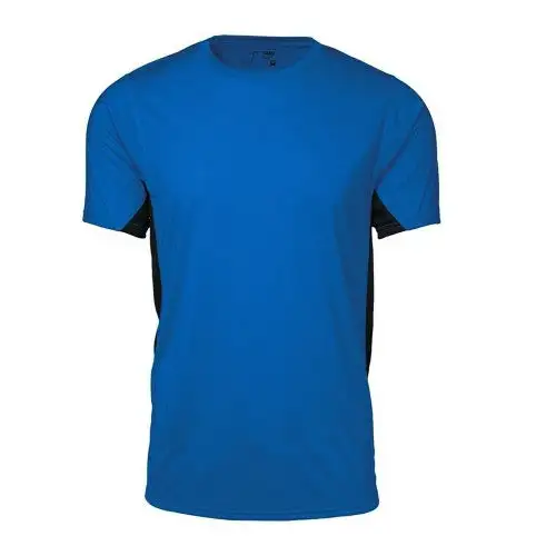 ID Mens Game Active Mesh Fitted Short Sleeve Sport T-Shirt