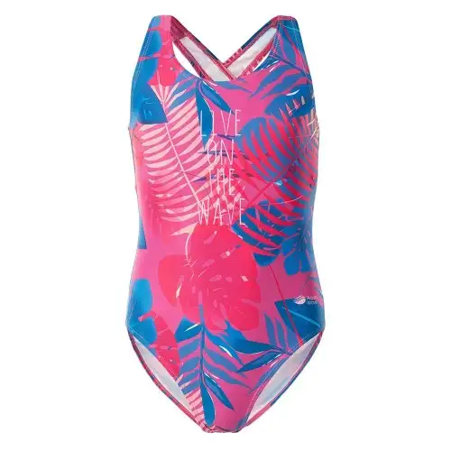 Aquawave Girls Salava Jungle One Piece Swimsuit