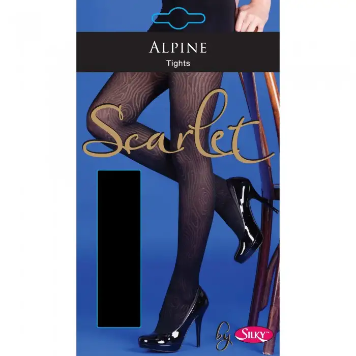 Silky Womens/Ladies Scarlet Alpine Design Tights (1 Pair)
