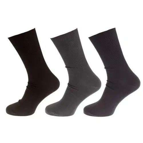 Universal Textiles Mens Bamboo Diabetic Wellness Socks (Pack Of 3)