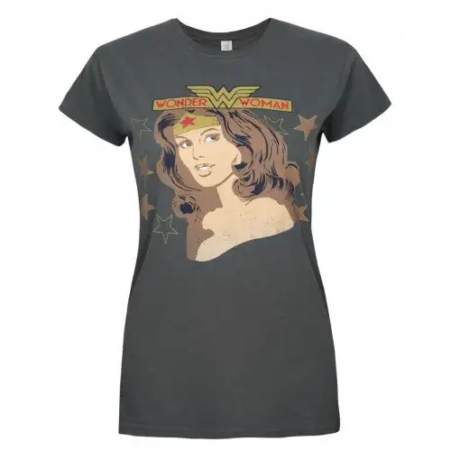 Wonder Woman Womens/Ladies Portrait T-Shirt