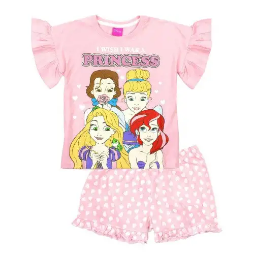 Disney Princess Girls Cotton Short Pyjama Set
