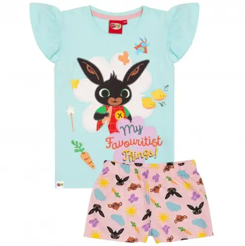 Bing Bunny Girls My Favouritist Things Short Pyjama Set