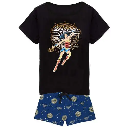 Wonder Woman Womens/Ladies Short Pyjama Set