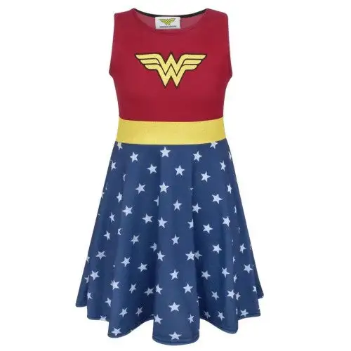 Wonder Woman Girls Costume Dress