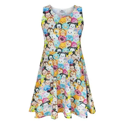 Disney Tsum Tsum Girls Skater Dress