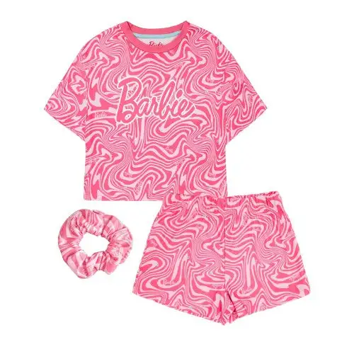 Barbie Girls All-Over Print Short Pyjama Set