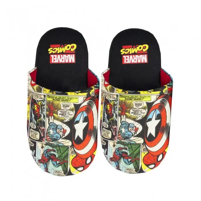 Marvel Avengers Childrens/Kids Comic Polyester Slippers