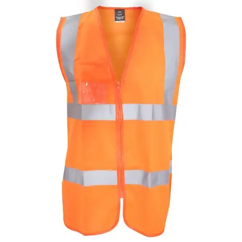 Result Core Mens Zip Through Hi Vis Safety Tabard/Vest