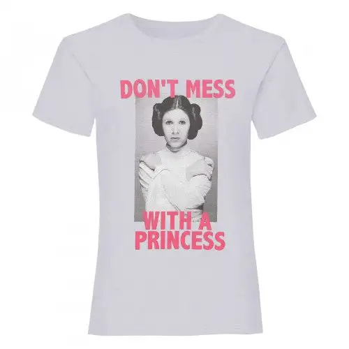 Star Wars Girls Don´t Mess Princess Leia T-Shirt