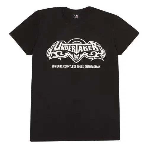WWE Mens 30 Years The Undertaker T-Shirt