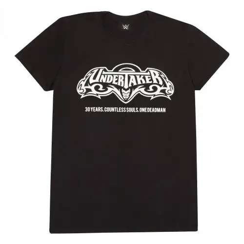 WWE Womens/Ladies 30 Years The Undertaker Boyfriend T-Shirt