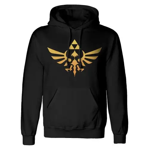 Zelda Mens Hyrule Logo Pullover Hoodie