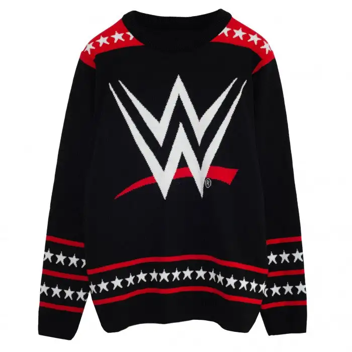 WWE Womens/Ladies Logo Knitted Jumper