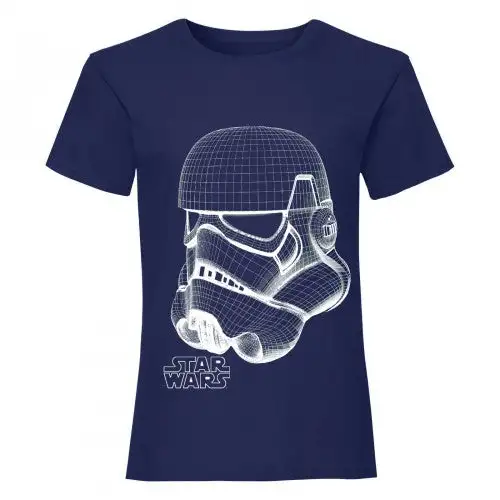 Star Wars Girls Stormtrooper Wireframe T-Shirt