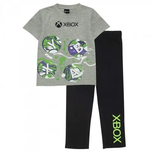Xbox Boys Controller Buttons Pyjama Set