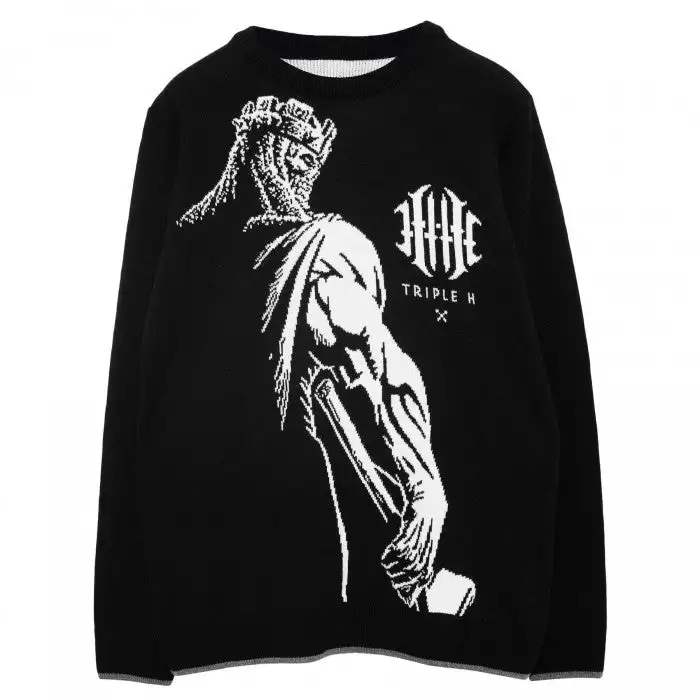 WWE Womens/Ladies King Of Kings Triple H Knitted Jumper
