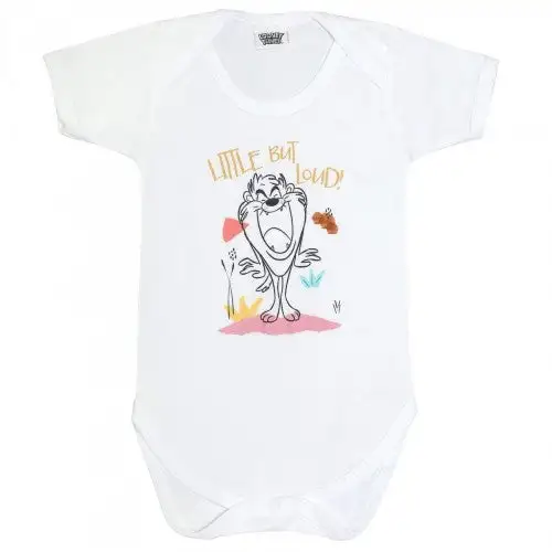 Looney Tunes Boys Little But Loud Taz Babygrow