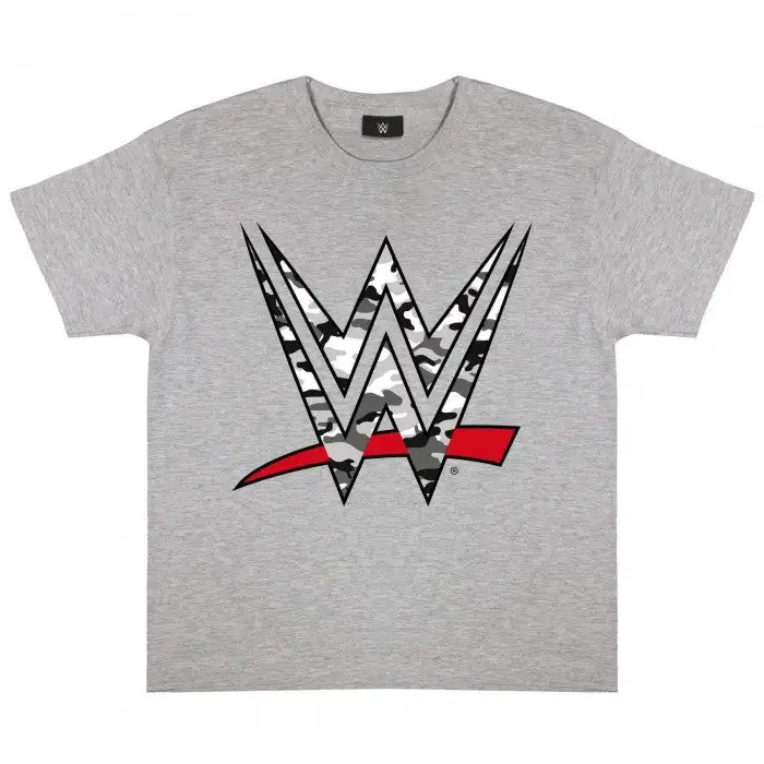 WWE Girls Camo Logo Heather T-Shirt