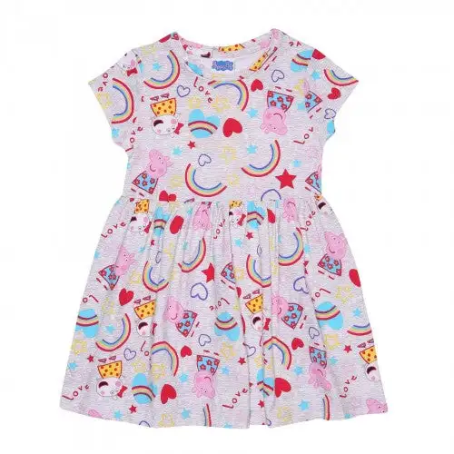 Peppa Pig Girls Rainbow Dress