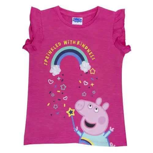Peppa Pig Baby Girls Kindness Rainbow T-Shirt