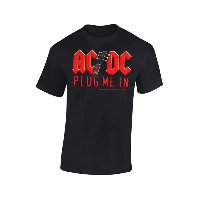AC/DC Unisex Adult Plug Me In T-Shirt
