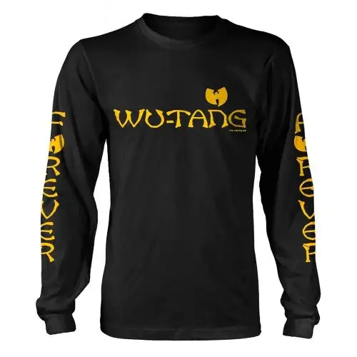 Wu-Tang Clan Unisex Adult Logo Long-Sleeved T-Shirt