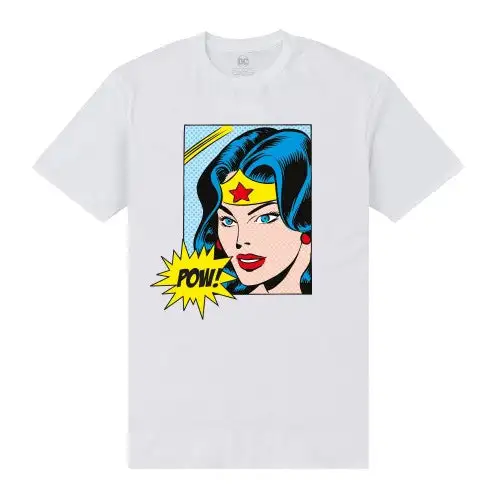 Wonder Woman Unisex Adult Pow T-Shirt