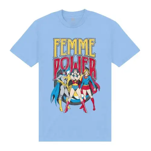 DC Comics Unisex Adult Femme Power Wonder Woman T-Shirt
