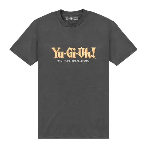 Yu-Gi-Oh! Unisex Adult Blue-Eyes White Dragon T-Shirt