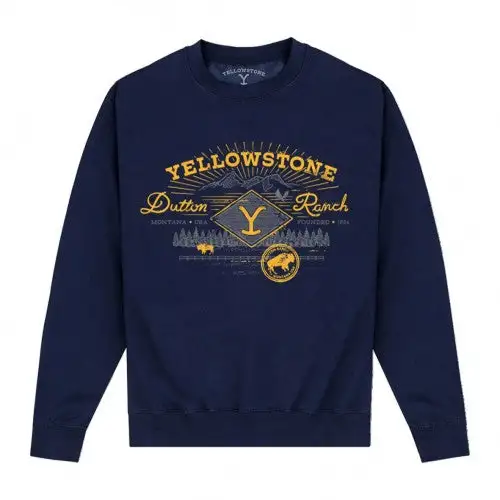 Yellowstone Unisex Adult Stamp Sweatshirt