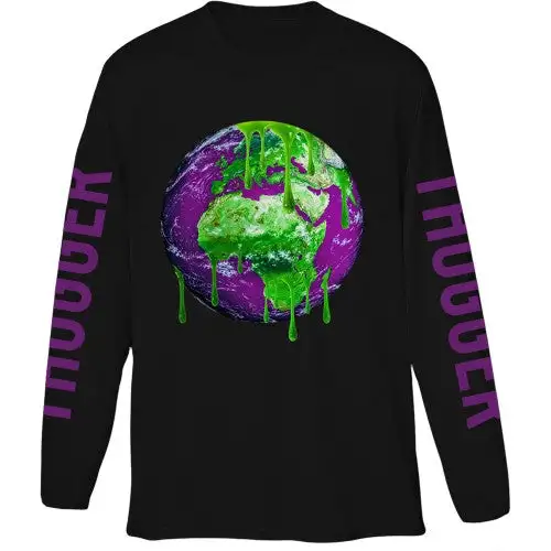 Young Thug Unisex Adult Thugger Globe Long-Sleeved T-Shirt
