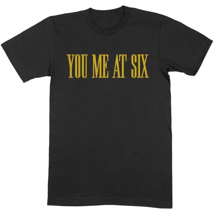 You Me At Six Unisex Adult Text T-Shirt