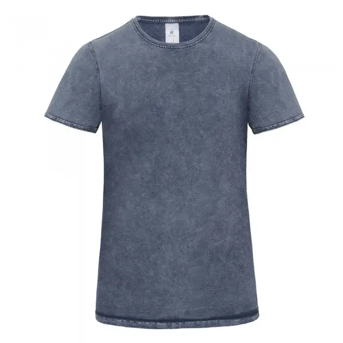 B&C Denim Mens Editing Short Sleeve T-Shirt
