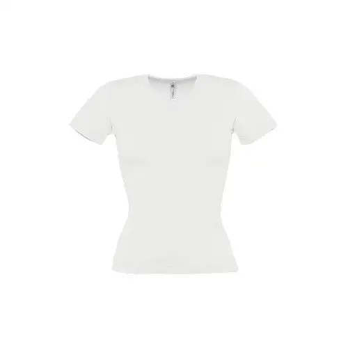 B&C Womens/Ladies Watch Plain Short Sleeve V Neck T-Shirt