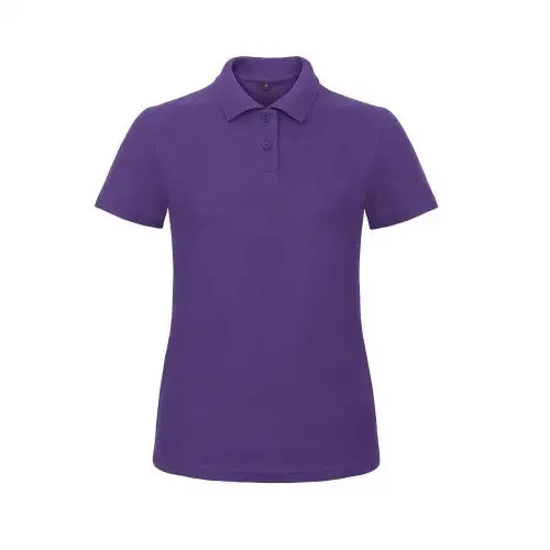 B and C | B&C Womens/Ladies ID.001 Plain Short Sleeve Polo Shirt