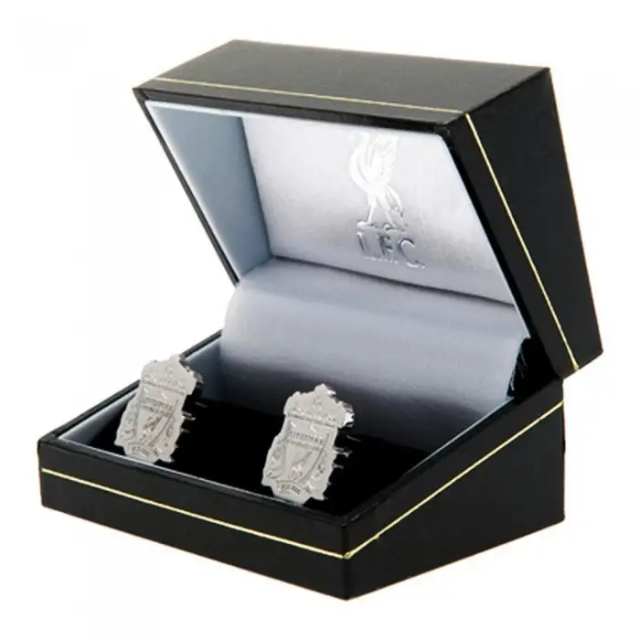 Liverpool FC Mens Stainless Steel Crest Cufflinks